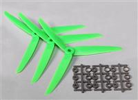 Three blade 7x3.5 propellers (Green)(3pc/bag) (25459)[9329000085]